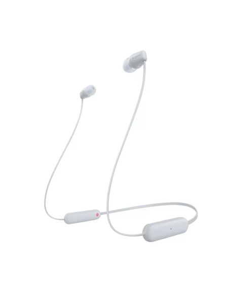 Audífonos Sony Inalámbrico 9 mm 20-20 kHz Microf. Integr. 25H Dur. Blanco