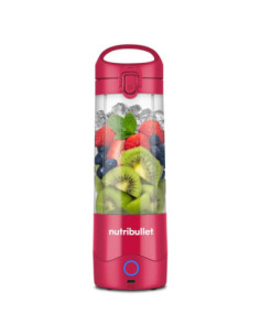 Licuadora Nutribullet 70 W Hasta 15 Licuados 90Min. 475 ml Vaso Plástico USB-C Color Magenta 2