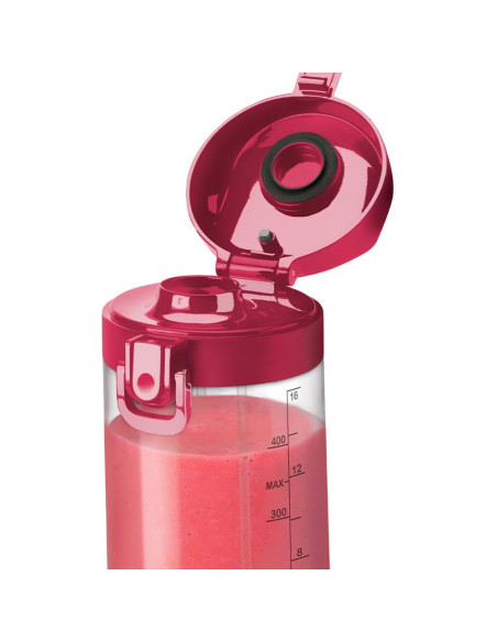 Licuadora Nutribullet 70 W Hasta 15 Licuados 90Min. 475 ml Vaso Plástico USB-C Color Magenta