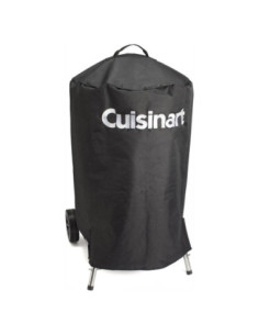 Cobertor Para Ahumador Cuisinart 18 Pulg. Vertical Nylon Resist. Agua Y Viento Negro