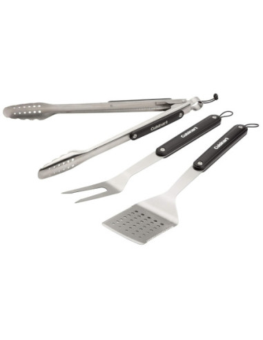 Set Herramientas Magneticas Cuisinart 3Pcs Para Parrilla Acero Inox.