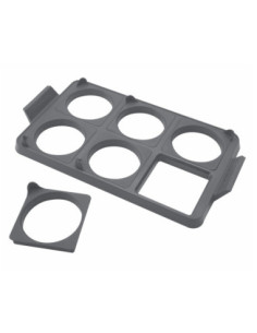 Bandeja De Anillo Cuisinart 14.5X9Pulg. Para Huevos 7Pcs Silicona Gris 2
