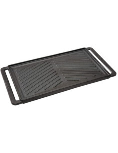 Bandeja Cuisinart 19X9.5Pulg. Antiadh. Reversible Para Parrilla Hierro Fundido Negro 2
