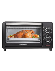 Horno Tostador Chefman 4 Rebanadas 1000 W 45 L Programable Negro 2