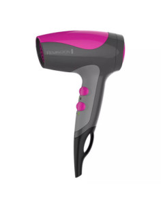 Secador De Cabello Remington 1875 W 3 Niveles 2 Velocidades Rosa Gris