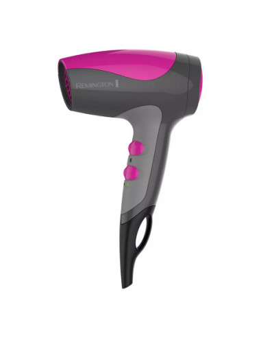 Secador De Cabello Remington 1875 W 3 Niveles 2 Velocidades Rosa Gris