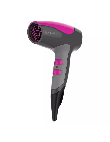 Secador De Cabello Remington 1875 W 3 Niveles 2 Velocidades Rosa Gris