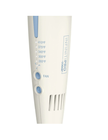 Plancha De Cabello Conair Quad Air Infinitipro 210 Grd En 30Seg. 5 Ajustes Apagado Autom. Blanco