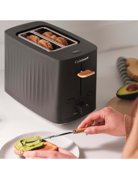 Tostadora Cuisinart Soho-2 Rebanadas-900 W-7 Sombras-2 Funciones Negro