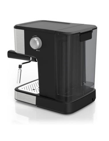 Cafetera Expreso-Capuchino-Late-Americano Black Decker 1100 W 20 Bares 1.5 L Acero Inox. Negro