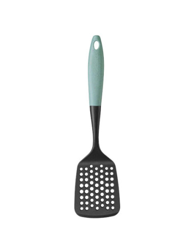 Espatula Cuisinart Ranurada Nylon Mango Con Recubrimiento Oceanware Color Aguamarina
