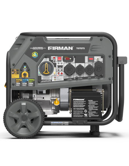 Generador Portátil Firman 3 Combustibles 9400 W Arranque Eléctrico 120/240 V