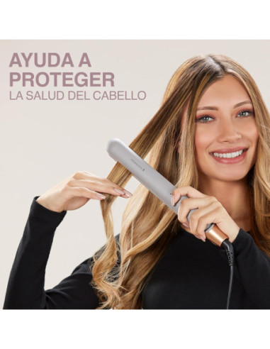 Plancha De Cabello Remington Placas De Cerámica 5 Ajustes 230 Grd Colageno Y Biotina