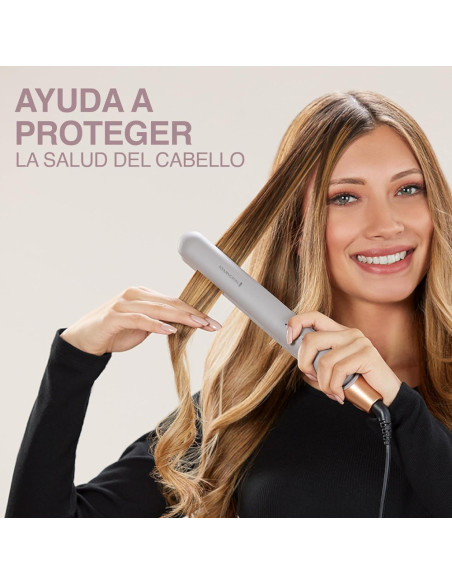 Plancha De Cabello Remington Placas De Cerámica 5 Ajustes 230 Grd Colageno Y Biotina