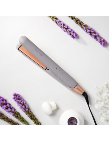 Plancha De Cabello Remington Placas De Cerámica 5 Ajustes 230 Grd Colageno Y Biotina