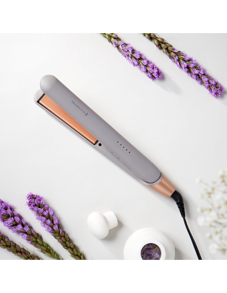 Plancha De Cabello Remington Placas De Cerámica 5 Ajustes 230 Grd Colageno Y Biotina