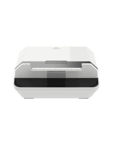 Sandwhichera Black Decker 750 W 2 Panes Clip Bloqueo Luces Acero Inox. Blanca