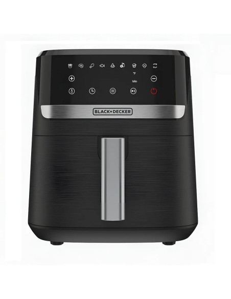 Freidora De Aire Black Decker 5.5 L 1500 W 9 Funciones Preprogramadas Pantalla Tactil Negro
