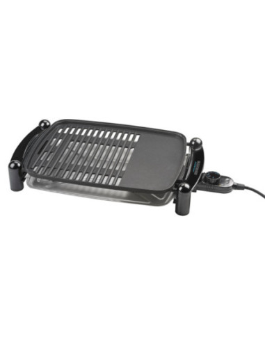 Parrilla Eléctrica Black Decker 1500 W Superficie Para Asar Y Cocinar A La Plancha 5 Niveles Negro