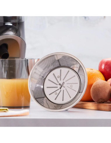Extractor De Jugos Black Decker 500 W 2 Vel. Recipiente Con Jarra Negro-Plateado