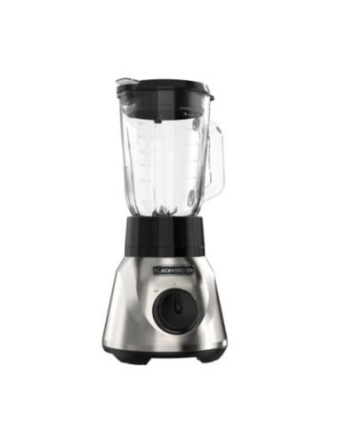 Licuadora Tricuadora Black Decker 800 W Jarra De Vidrio 1.5 L 2 Velocidades+Pulso Acero Inox.