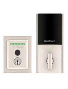 Cerradura Kwikset Halo Smart 100 Huellas Dactilares Historial Níquel Satinado