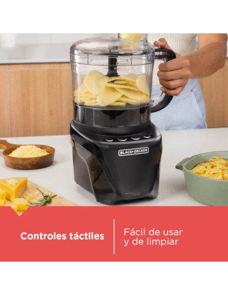 Procesador De Alimentos Black Decker 850 W 8Tazas Negro
