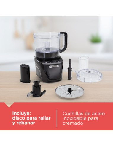 Procesador De Alimentos Black Decker 850 W 8Tazas Negro