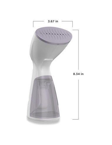 Plancha Vertical Black Decker 1000 W-2 Modos De Vapor-6Min Uso Continuo Blanco-Purpura