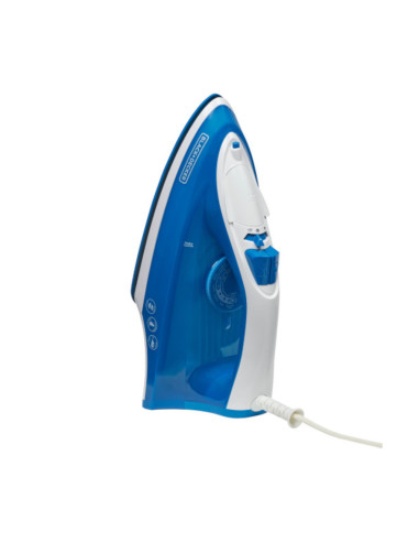 Plancha De Ropa Black Decker- 1200 W-Antihaderente-Auto Clean Suela Cerámica Azul