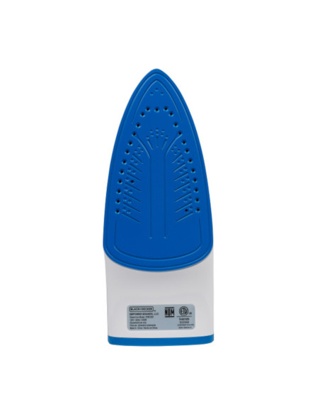 Plancha De Ropa Black Decker- 1200 W-Antihaderente-Auto Clean Suela Cerámica Azul
