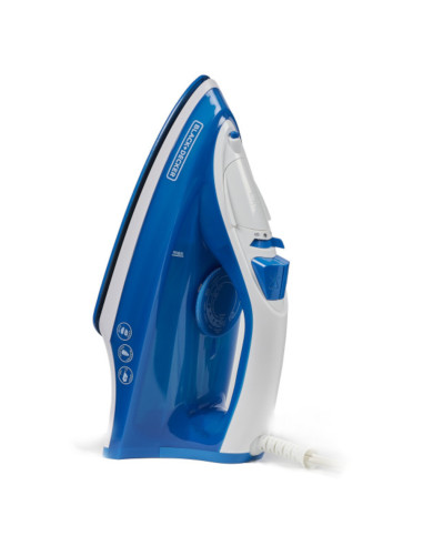 Plancha De Ropa Black Decker- 1200 W-Antihaderente-Auto Clean Suela Cerámica Azul