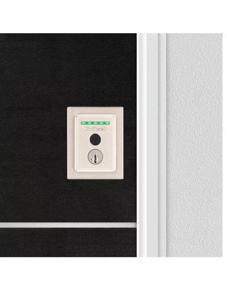 Cerradura Kwikset Halo Smart 100 Huellas Dactilares Historial Níquel Satinado