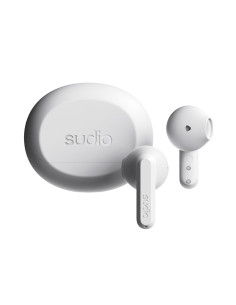 Audífonos Sudio A3 Inalámbrico Estilo Tapon 12 mm Bt Microf Integr Blanco 2