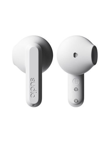 Audífonos Sudio A3 Inalámbrico Estilo Tapon 12 mm Bt Microf Integr Blanco