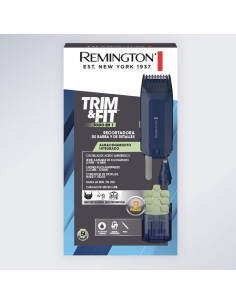 Recortadora Todo En 1 Remington Trim Fit Multifunción Recargable 9 Piezas Azul 2