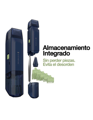 Recortadora Todo En 1 Remington Trim Fit Multifunción Recargable 9 Piezas Azul