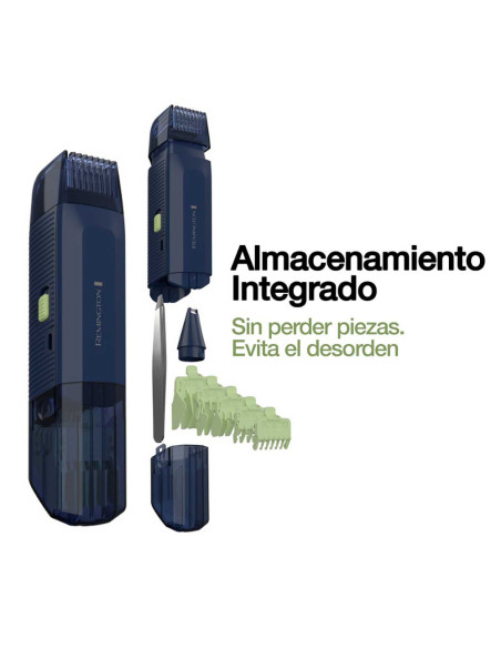 Recortadora Todo En 1 Remington Trim Fit Multifunción Recargable 9 Piezas Azul