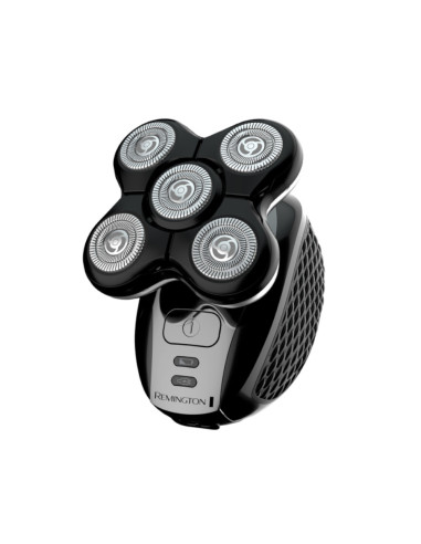Afeitadora Recargable Remington Balder Pro 5 Cabezas Rotativa Inalámbrica 50Min Para Cabeza Negra