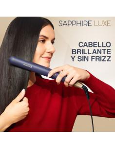 Plancha De Cabello Remington Sapphire Luxe 230Grd 5 Ajustes Apagado Autom. Azul Marino-Champagne 2