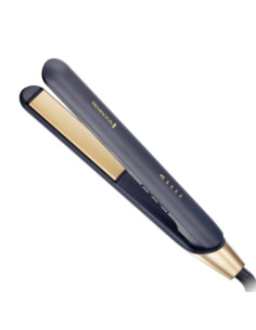 Plancha De Cabello Remington Sapphire Luxe 230Grd 5 Ajustes Apagado Autom. Azul Marino-Champagne