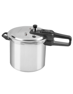 Olla De Presión Black Decker 9 L-Aluminio-Válvula De Seguridad Y Regulacion De Presión Plateado