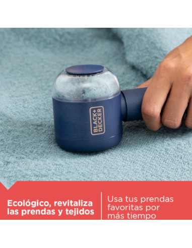 Removedor De Pelusa Black Decker Con USB Recargable Azul