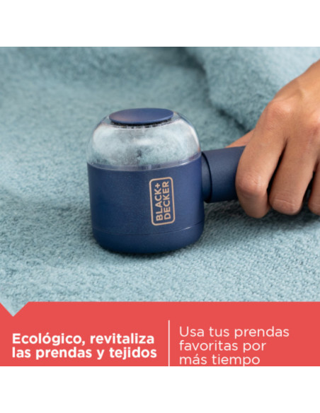 Removedor De Pelusa Black Decker Con USB Recargable Azul