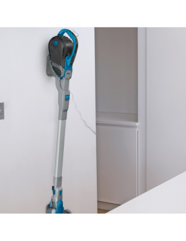 Aspiradora Black Decker Inalámbrica 2 En 1-Piso Y De Mano-Recargable Gris-Azul