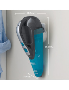 Aspiradora De Mano Black Decker Inalámbrica Recargable Liquidos Y Solidos Turquesa 2