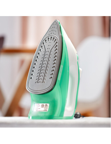 Plancha De Ropa Black Decker Light Easy 1200 W Suela Antiadherente Rocio Fino Verde