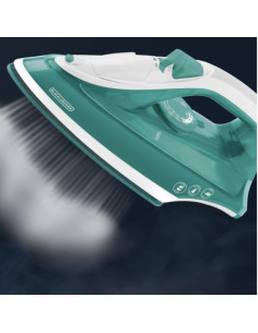 Plancha De Ropa Black Decker- 1200 W-Antihaderente-Auto Clean Suela Cerámica Verde 2