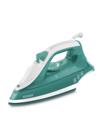 Plancha De Ropa Black Decker- 1200 W-Antihaderente-Auto Clean Suela Cerámica Verde