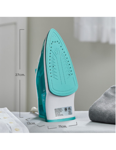 Plancha De Ropa Black Decker- 1200 W-Antihaderente-Auto Clean Suela Cerámica Verde